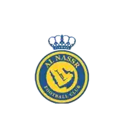 al nassr football club logo with a crown on top