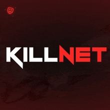 a red and white logo for killnet