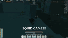 a screenshot of a video game that says ' squid games ' on it