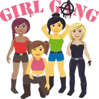 Girl Gang Woman Power Sticker