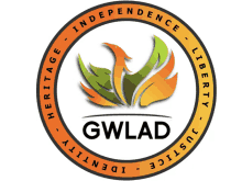 a logo that says gwlad heritage independence liberty identity and justice