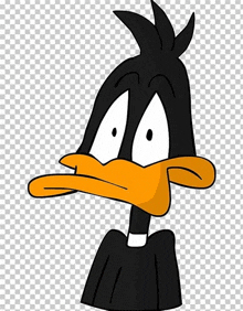 a close up of daffy duck 's face with a funny expression