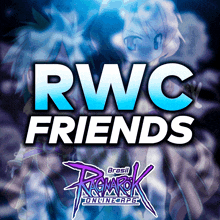 rwc friends brasil ragnarok online rpg logo on a dark background