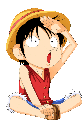 Monkey D Luffy One Piece Sticker – Monkey D Luffy One Piece Amazed ...