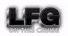 a logo for lfg on this cruise is shown on a white background