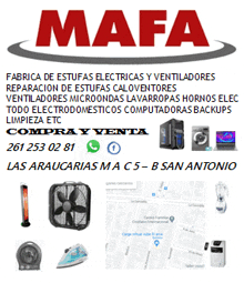 a flyer for a company called mafia shows a map