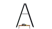 a ladder with the letter a on it sits on a table