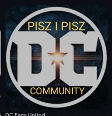 a logo for the dc community is shown