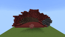 a minecraft screenshot of a stage with a red circle in the middle