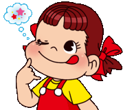 a cartoon of a girl thinking with a thought bubble above her head .