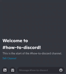 a screenshot of a discord channel that says welcome to tap # how-to-discord