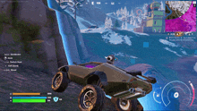 a video game screen shows a car with a license plate that says rocket league on it