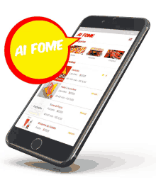 an ai fome app is displayed on a smartphone