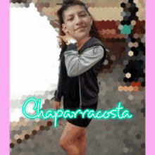 a picture of a girl with the name chaparracosta