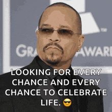 ice cube says he is looking for every chance to celebrate life