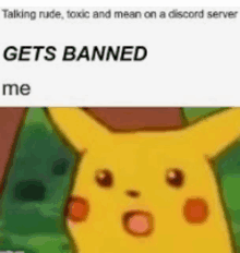 Discord Mod Ban Pika Meme