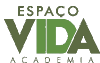 a logo for espaco vida academia is green and black