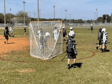 a lacrosse player wearing a jersey with the number 22 on it