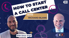 a poster for how to start a call center with richard blank