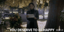 You Deserve To Be Happy Logan Browning GIF