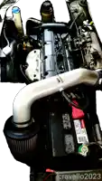 a picture of the engine of a car taken by cravello2323