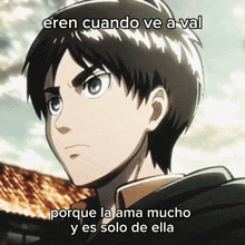 a picture of eren from attack on titan