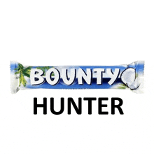 a bounty hunter candy bar with coconut on it