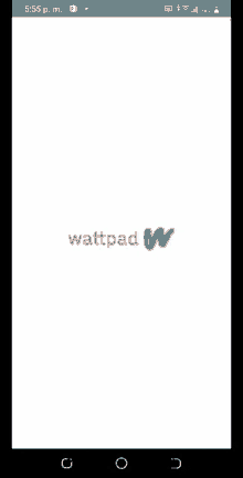 a screenshot of an app called wattpad shows a house and trees