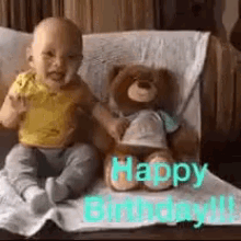 Happy Birthday Teddy Bear GIF