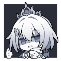 a drawing of a girl with a crown on her head and the word wtf written below her