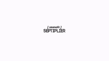 a black and white logo on a white background for a company called septiplier .