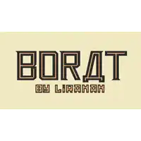 a logo for borat by liranan is on a white background