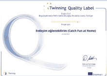 a certificate that says twinning quality label on the top