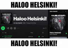 a screenshot of haloo helsinki 's album