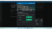 a computer screen shows a buy robux screen