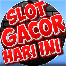 a sign that says slot gacor hari ini in red