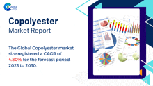 the global copolyester market size registered a cagr of 4.80% for the forecast period of 2023 to 2030