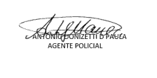 a black and white signature of antonio donizetti d paula