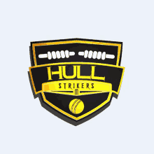 a logo for the hull strikers shows a cricket ball