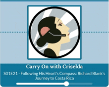 a poster that says ' carry on with crisislda ' at the top