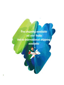 a sign that says free shipping available all over india