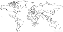 a black and white map of the world with worldmapplane.com written on the bottom