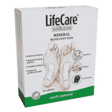 a box of life care mineral detox foot pads