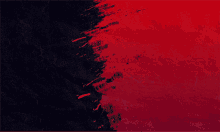 a black and red background with a brush stroke on it