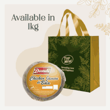 a dandi chicken jamon de bola is available in 1 kg