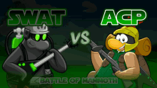 a swat vs acp battle of mammoth game