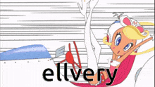 a picture of a cartoon character with the word elvery in the corner