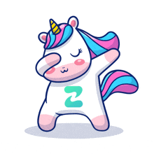 a unicorn with the letter n on its back