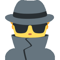 a man wearing a hat and sunglasses looks like a secret service agent