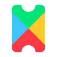 a colorful google play icon with a circle in the middle